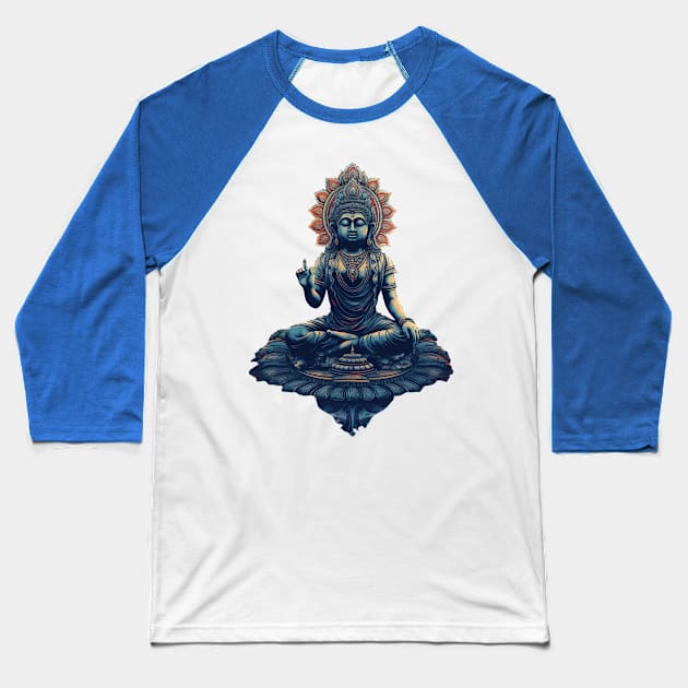Embrace Tranquility Baseball T-Shirt by Hackneyed Designs
